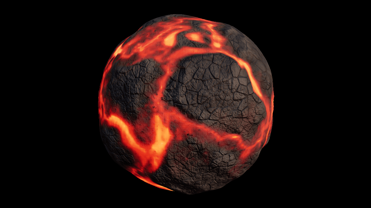 Lava material